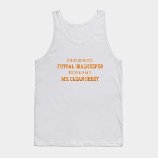 Futsal Goalkeeper Ms. Clean Sheet Tank Top